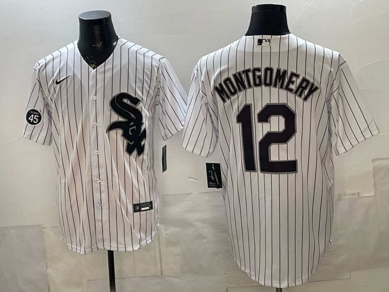 2026 Men Nike Chicago White Sox #12 Montgomery white MLB Jersey002